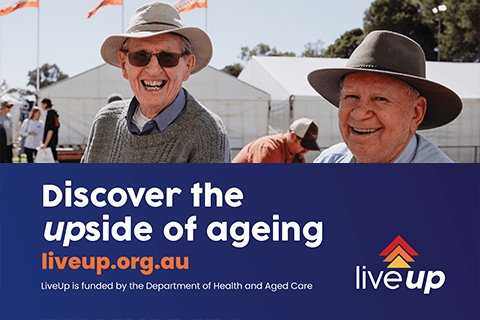 LiveUp – Discover the Upside of Ageing – Information Session