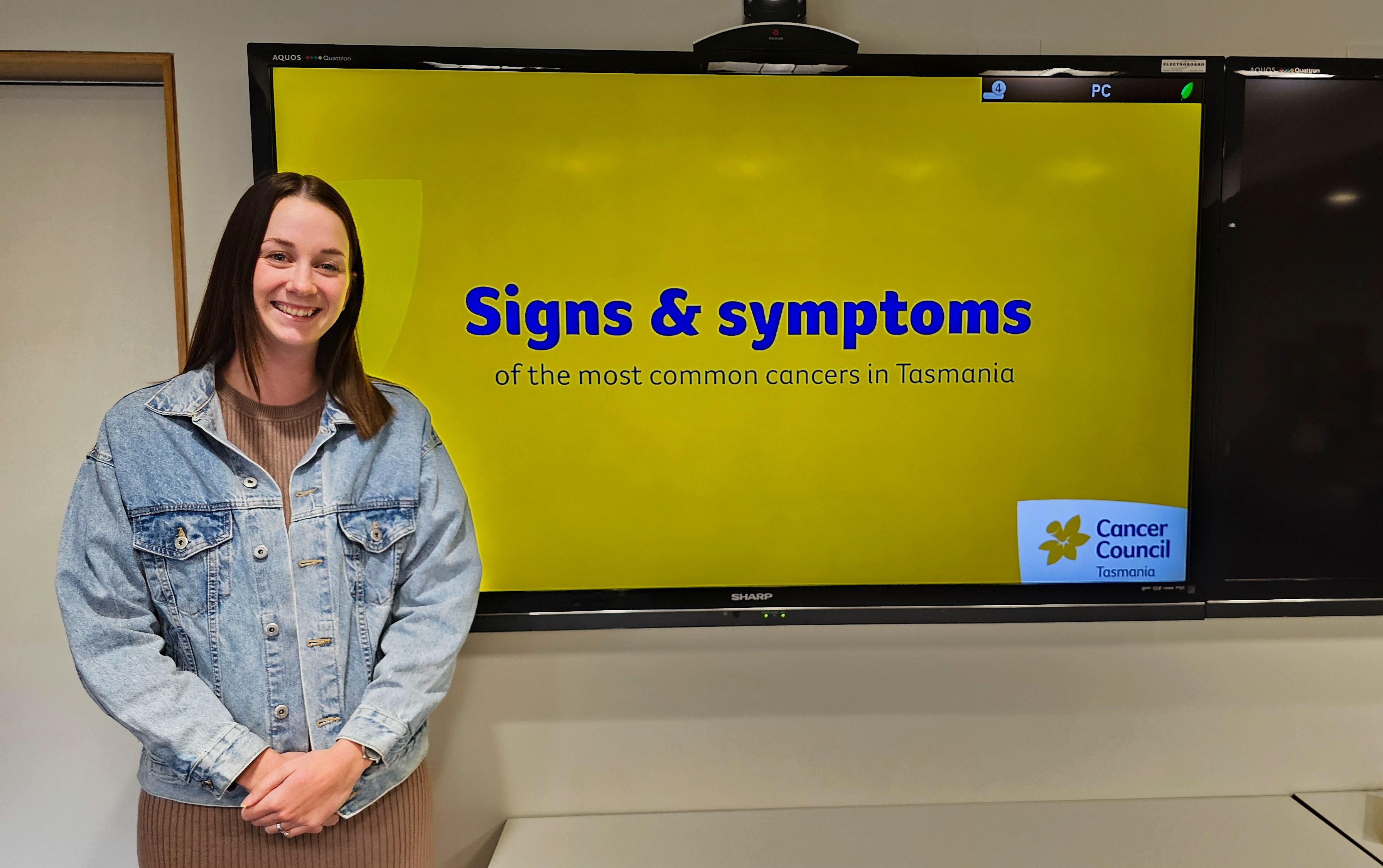 Get Checked – Signs & symptoms of common cancers in Tasmania